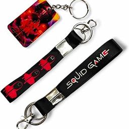 1+1 Lanyard and MDF Keychain Set | Dog Hook or Key Ring | Combo Gift-45