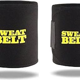 Effingo Combo of Sweat Slimming Belt/Adjustable Waist Trimmer Belt/Fat Burner Belly Tummy Body Slimming Belt for Men & Women (Free Size)-image-36