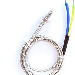 Litost Thermocouple, M6 Screw Fine Thread Bayonet Temperature Sensor Wire 6mm Bolt For → (J- TYPE)→ Length -1 Meter-6