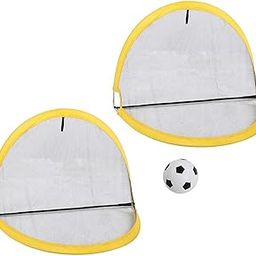 Folding Football Goal, 75cm/29.5in Portable Soccer Goal 2 Folding Soccer Goal Foldable for Kids and Teens for Indoor or Outdoor-8
