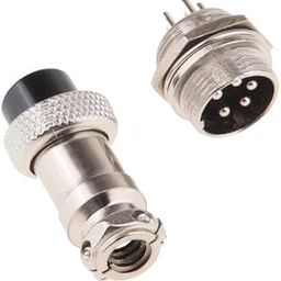 ATORSE 2xPair GX16 5Pins Waterproof Male Female Panel Metal Aviation Wire Connector-image-85