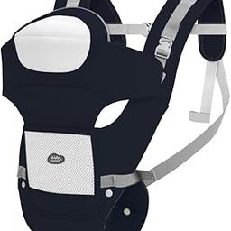 Kids Station Baby Carrier with 6 Carry Positions, Baby Carrier for 6 to 24 Months Baby, Adjustable New-Born to Toddler Carrier, Max Weight Up to 15 Kgs (Blue, Cuddle Times)-image-55