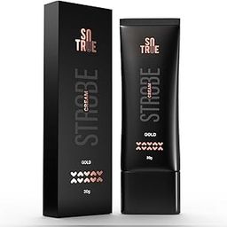 Sotrue Strobe Cream Gold for Face Radiance, Multipurpose Strobe Cream, Dewy Glazed Instant Glow, Highlighter For Face, Boosts Hydration, For All Skin Types, 30g,-20