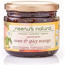 Neenu's Natural Sweet and Spicy Mango Spread (Zero Oil) (200g) | Mango Achaar | Mango Pickle | Indian Preserve, Chutney, UppinKai | No Preservatives - Pack of 1-image-78