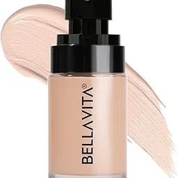 BELLAVITA Hydmatte FX - Airbrush Liquid Foundation with SPF 50 and PA ++++ for Radiant Finish | Infused with Hyaluronic acid & Niacinamide| 16 hour oil control | Creaseless, Smooth Finish | Lightweight & Long-Lasting Formula | Cool Vanilla | 30 ML-picture-44