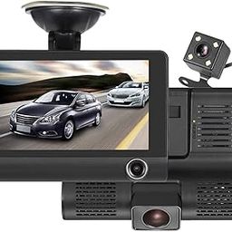 Drumstone (𝐋𝐢𝐦𝐢𝐭𝐞𝐝 𝐓𝐨𝐝𝐚𝐲) 3-Channel Car Dash Cam, Front & Rear View Cameras, 140° Wide Angle, 1080P DVR Loop Recording, Motion Detection & Parking Mode 𝟏𝟓 𝐘𝐄𝐀𝐑𝐒 𝐖𝐀𝐑𝐑𝐀𝐍𝐓𝐘-22