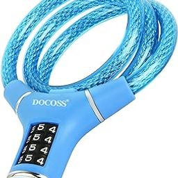 DOCOSS- Ultra Strong Cycle Locks for Bicycle/Helmets Lock for Bike Helmet Lock/Cycle Lock,Bicycle Lock/Bike Helmet Lock for Two Wheeler (Blue)-image-44