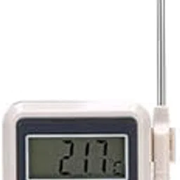 generic Plastic Body Digital Thermometer with On/Off Temperature Alarm Function | Portable MultiStem Thermometer with Display LCD & External Sensing Probe, Accurate Multi Temperature Meter-picture-6