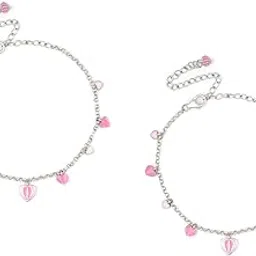 shaya by Caratlane For the Love of Love Anklets in Oxidised 925 Silver for women-picture-40