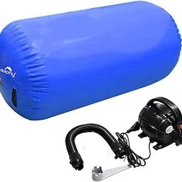 Dolphy Air Roller Gymnastics Tumbling Mat with Electric Air Pump, Inflatable Gym Training Sport Fitness Exercise Air Barrel Bouncy Gym Balance Cylinder, for Indoor/Gym/Outdoor/Yoga/Water/School Use-image-17
