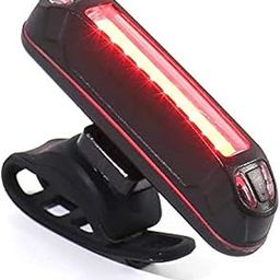 Dark Horse® Bicycle USB Rechargeable New Light 5 Mode Blue & Red LED Tail Light-13