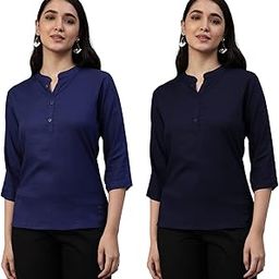 430 Pure Rayon Woven Tunic for Women-image-7