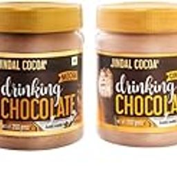 JINDAL COCOA Combo of Drinking Chocolate Mocha 200 Gm | Drinking Chocolate Cinnamon 200 Gm | Pack of 4 | 100% Vegetarian | No Artificial Colors & Preservatives | No Trans-Fat-26