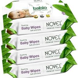 NOVEL Baby Wet Wipes (Pack of 4-72 Sheet)-4