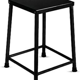 Sitting Stool | Stool for Indoor Or Outdoor | Metal Lightweight Stool | Stool for Office & Home | Stool for Kitchen & Garden | Heavy Duty | Table Stool (30 L x 30 W x 50 H CM's, Black Color)-image-84