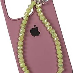 phone charm with ovel cut beads and single butterfly, stylish mobile charm-picture-28
