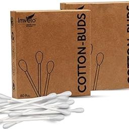 Paper Ear Buds Cotton Swabs | Q Tips - 160 Sticks / 320 Swabs | Double Tipped Ear Buds Cotton | Eco-Friendly Ear Cleaning Buds | Perfect for Ear Wax Removal-image-21