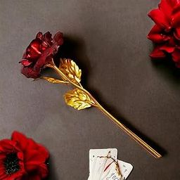 ascension Plastic Red Rose for Valentine Day Gift Artificial Flower Valentine Gifts for Girlfriend Boyfriend Husband Wife Valentine Week Rose Day Gifts Rose Flower for Loved Once-picture-24