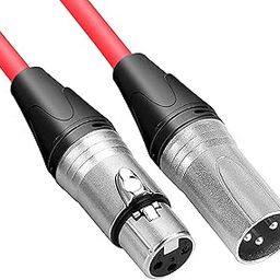 MX Xlr Cable male to female microphone cable wire 3 pin xlr mic cable microphone cord wire mic cable 1.8 mtr for Guitar,Audio Speaker Cable Radio Station Microphone,Live Sound Performance,Multicolor-13