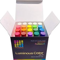 Hagoromo Dustless Fulltouch And Luminous Colour (16 Colours 20Pc Set), Ink Multicolor-image-1