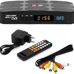 Tech-Unqiue FreeDish Set Top Box, MPEG 2 Standard Definition, 120+ Channels, Black-25