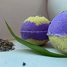 Just Chill BOX OF BEAUTY Lavender Fragrance Shower Bath Bombs| Purely Handmade| (Pack of 3 * 75 Grams Each)-image-74