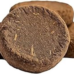 Natural Cow Dung Cakes, Traditional Eco Ritual Cakes, Chemical Free with Low Smoke (240, Round)-image-68