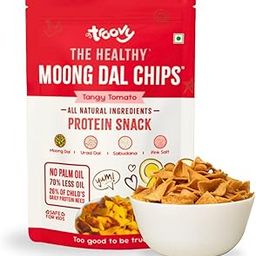 Troovy Healthy Tangy Tomato Moong Dal Chips | Tasty & Protein Rich Snacks | No Junk | No Chemicals & Trans Fats | 70 grams-image-23