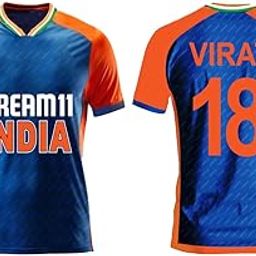 Sports India Blue Jersey 2024 World Cup (Kid's, Boy's & Mens) L1071-image-62