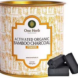 One Herb - Activated Organic Bamboo Charcoal Powder 100g, Edible, Detoxes Skin, Filters Toxins from Kidney, Helps with Teeth Whitening, Apply as Face Mask or Consume.-77
