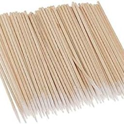 MERISHOPP® 2x100 Pieces Microblading Pointed Wood Cotton Swab Bud Cosmetics Tool|Health & Beauty | Body Art | Other Body Art-image-2