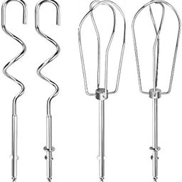 SHIPLORD® Stainless Steel Hand Mixer Beaters - 4-Piece Set for Effortless Baking & Mixing-image-22