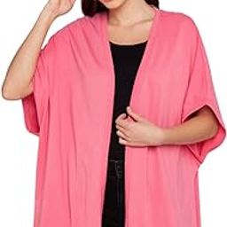 Pink Solid Women's Shrug-14