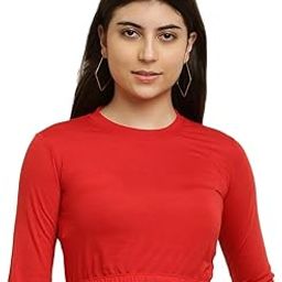Women's Casual Long Sleeves Round Neck Stylish Top || Small to 10XL || 12 Colours ||-picture-18