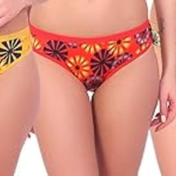 New Women's Cotton Blend Multicolor Panties, Briefs, Hipsters - Pack of 6-image-46