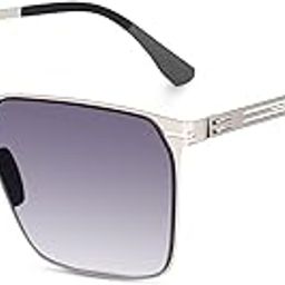 UV Protected Rectangular Sunglasses for Men & Women | Latest Trendy Design | Lightweight & Stylish Eyewear (Large Size)-image-89
