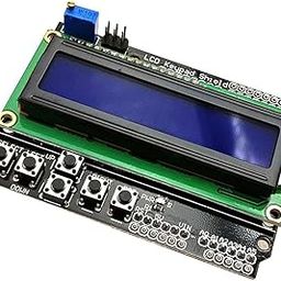CALANDIS™ 1 Pc 16x2 Character LCD Display Module LCD Keypad Shield Blue Backlight | LCD Display Modules | LEDs, LCDs & Display Modules | Electronic Components | Electrical & Test Equipment-28