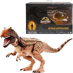 Jurassic World Mattel Jurassic Park Hammond Collection Dinosaur Figure Metriacanthosaurus, Medium Size Dino Detailed Design 17 Articulations-2