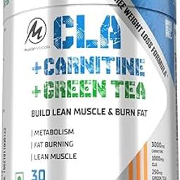 Muscle Metabolix Cla+ 3000mg Carnitine+ Green Tea+ Garcinia Cambogia Stim Free Fat Loss for Women & Men for Weight Loss Management, Boost Metabolism .FREE T-SHIRT (LEMON TWIST)-31