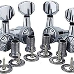 CALANDIS 6Pcs Lock String Tuning Key Pegs Tuners Set Gear Ratio 1:18 for Guitar Silver 3L3R | Tuning Pegs | Guitar Parts | Parts & Accessories | Guitars & Basses-image-11