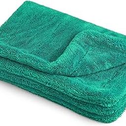 REDATOM Microfiber Car Cleaning Cloth - 1300gsm Detailing Devil, for Motorcycles Super Absorbent, Edgeless Design, Lint Free and Double Sided 60x40 CM Large Size-image-34