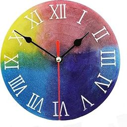 VELURA DIY Silicone Mold Making Clock Resin Craft Mould Tool Roman Numerals|50 Pieces Cone Rivets|Resin Craft Molds & Supplies| Multi-Purpose Craft Supplies-image-8