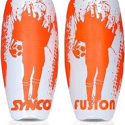 Synco Fusion Shin Guard | Slipin Shin Pads for Football Training & Matches | Extra Protection and Comfort | Youth and Adults | Soccer, Hockey Protection Gear | Durable, Lightweight & Comfortable Fit-image-66