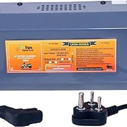 EVLIYA EV SCOOTY & Bike Chargers 60 Volt / 6 Amp / 71.4 Volt Auto Battery Cut (3 PIN T-Type Connector) with Led Endication (Lithium Battery Charger) Suitable for All e-Vehicles-4