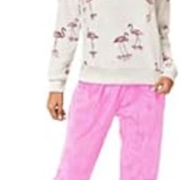 Women Warm Fleece Flannel Pyjama Bottoms Winter Lounge Trousers Sleeping Pants Loungewear Homewear Free Size (28 till 34) Assorted Color Pack of 1-image-91