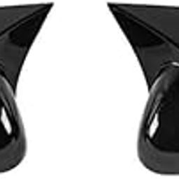 Car Craft Compatible With Honda City 2022-2024 Side Rear View Case Wing Cap Shell Housing Mirror Covers 3m Tape Pasting Style Ar-mr-016 Glossy Black CC-8069-image-86
