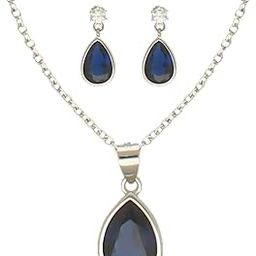 Intricate 925 Silver Designer Pendant Set | Sterling Silver Jewellery With 925 Pendant Chain, Earrings for Women's | Gift To Women's & Girls-image-43