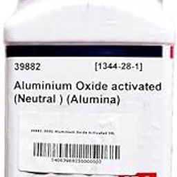 SRL Aluminium Oxide activated (Neutral) (Alumina), 500gm, CAS: 1344-28-1, Molecular Formula: Al2O3, Storage: Room Temperature, Shelf Life: 60 Months for laboratory and industrial use-63