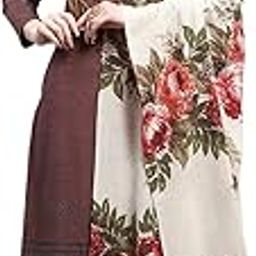 Womens Floral Printed Shawl (224SHW6958)-image-77