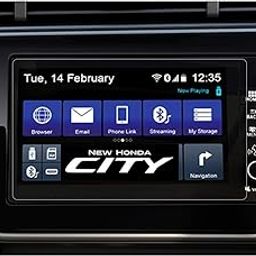 CAIDEN GUARDS Car Infotainment Navigation Music System Screen Protector Compatible With HONDA CITY I-Vtec Cvt V (2014-2020) CAR Touch Screen Infotainment System (7 inch) (GLOSSY FINISH)-21